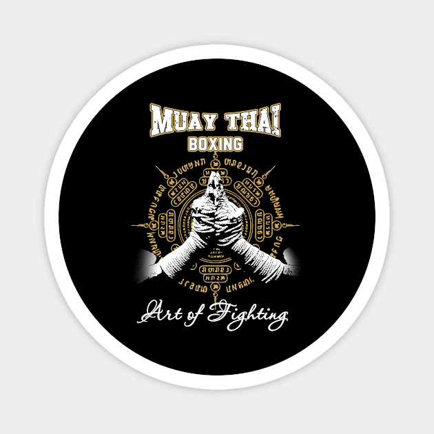 Muay-Thai Boxing Art of Fighting Magnet by kaitokid